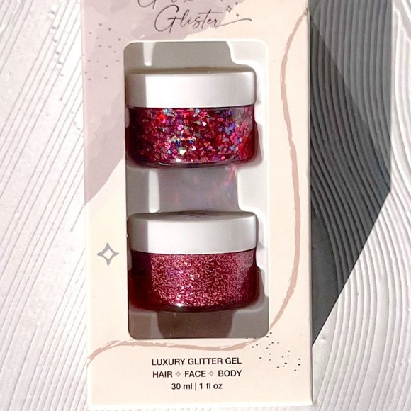 Galexie Glister Other - NWT Galexie Glister Valentines Glitter Gel Candied Hearts Duo  Gift Set For Hair